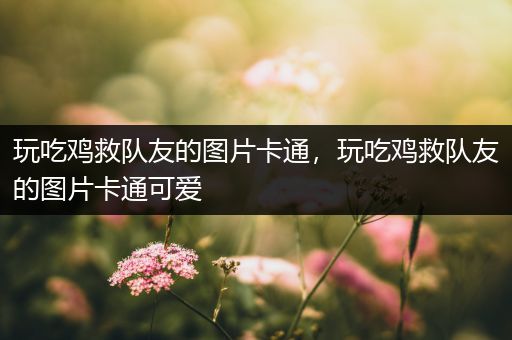 玩吃鸡救队友的图片卡通，玩吃鸡救队友的图片卡通可爱