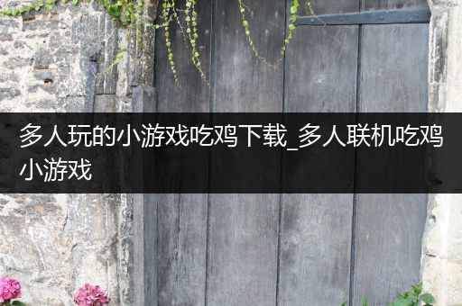 多人玩的小游戏吃鸡下载_多人联机吃鸡小游戏