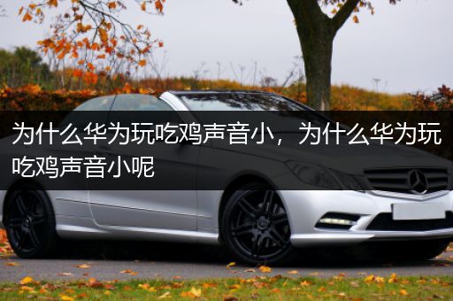 为什么华为玩吃鸡声音小，为什么华为玩吃鸡声音小呢