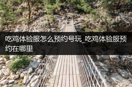 吃鸡体验服怎么预约号玩_吃鸡体验服预约在哪里