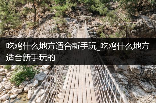 吃鸡什么地方适合新手玩_吃鸡什么地方适合新手玩的