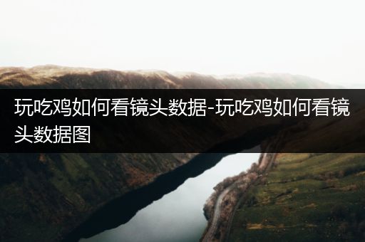 玩吃鸡如何看镜头数据-玩吃鸡如何看镜头数据图