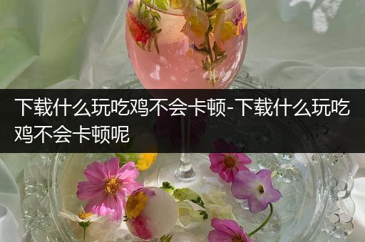 下载什么玩吃鸡不会卡顿-下载什么玩吃鸡不会卡顿呢