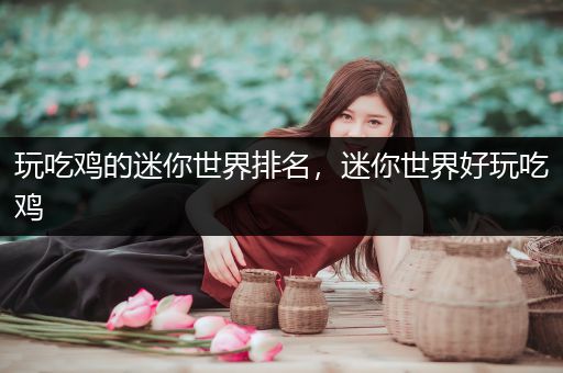 玩吃鸡的迷你世界排名，迷你世界好玩吃鸡