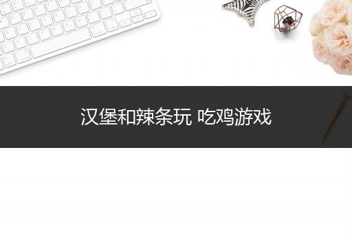 汉堡和辣条玩 吃鸡游戏
