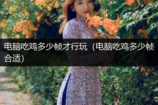 电脑吃鸡多少帧才行玩（电脑吃鸡多少帧合适）