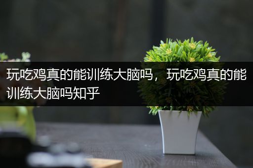 玩吃鸡真的能训练大脑吗，玩吃鸡真的能训练大脑吗知乎