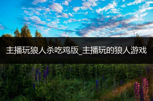 主播玩狼人杀吃鸡版_主播玩的狼人游戏