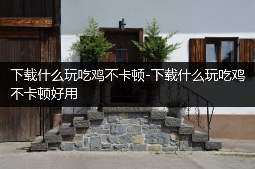 下载什么玩吃鸡不卡顿-下载什么玩吃鸡不卡顿好用