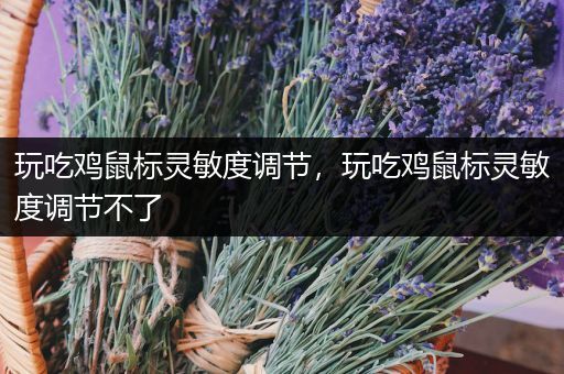 玩吃鸡鼠标灵敏度调节，玩吃鸡鼠标灵敏度调节不了