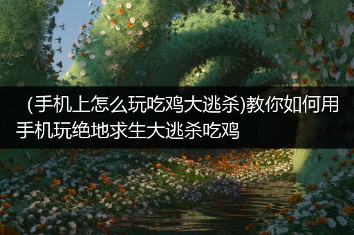 （手机上怎么玩吃鸡大逃杀)教你如何用手机玩绝地求生大逃杀吃鸡