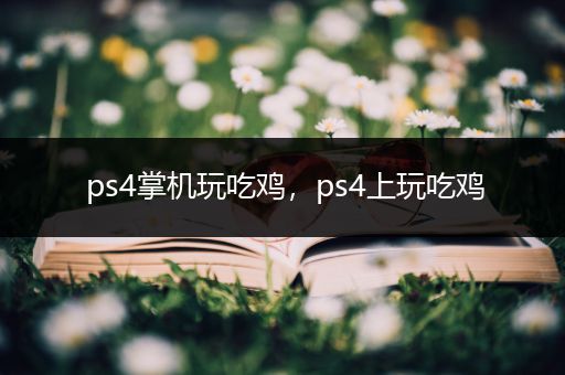 ps4掌机玩吃鸡，ps4上玩吃鸡
