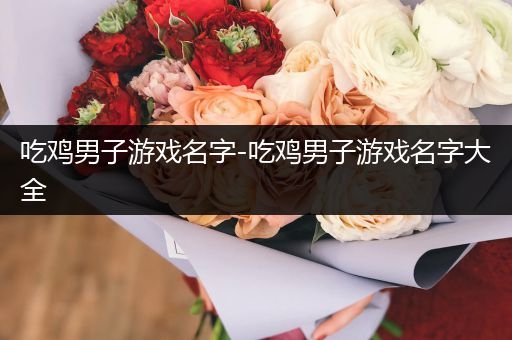 吃鸡男子游戏名字-吃鸡男子游戏名字大全