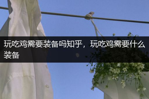 玩吃鸡需要装备吗知乎，玩吃鸡需要什么装备