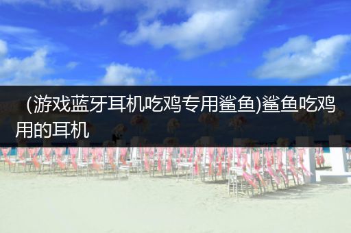 （游戏蓝牙耳机吃鸡专用鲨鱼)鲨鱼吃鸡用的耳机