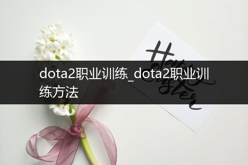 dota2职业训练_dota2职业训练方法