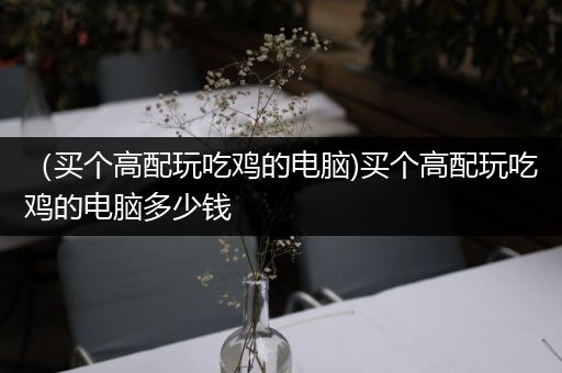 （买个高配玩吃鸡的电脑)买个高配玩吃鸡的电脑多少钱
