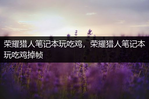 荣耀猎人笔记本玩吃鸡，荣耀猎人笔记本玩吃鸡掉帧