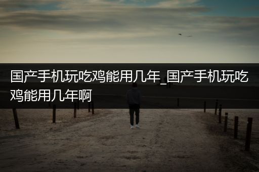 国产手机玩吃鸡能用几年_国产手机玩吃鸡能用几年啊