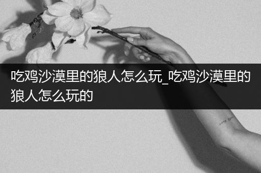 吃鸡沙漠里的狼人怎么玩_吃鸡沙漠里的狼人怎么玩的