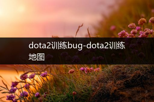 dota2训练bug-dota2训练地图