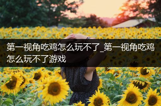第一视角吃鸡怎么玩不了_第一视角吃鸡怎么玩不了游戏