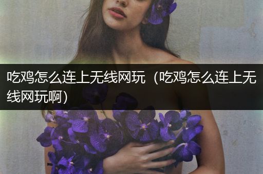吃鸡怎么连上无线网玩（吃鸡怎么连上无线网玩啊）