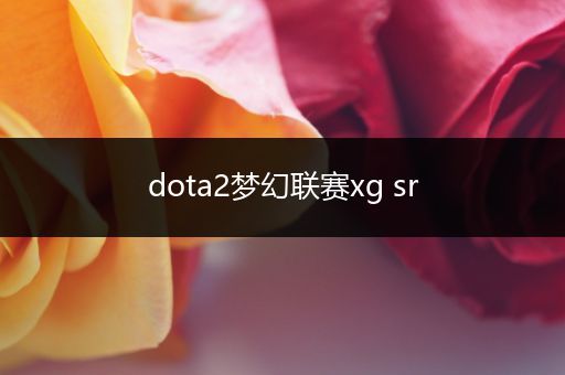 dota2梦幻联赛xg sr