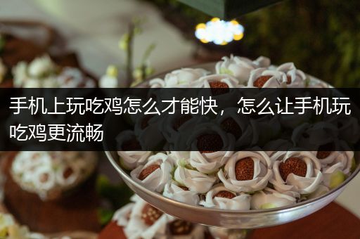 手机上玩吃鸡怎么才能快，怎么让手机玩吃鸡更流畅