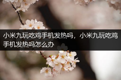 小米九玩吃鸡手机发热吗，小米九玩吃鸡手机发热吗怎么办