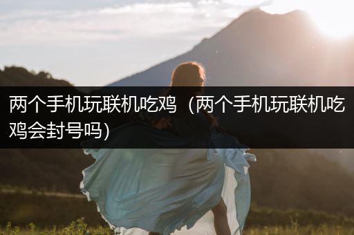 两个手机玩联机吃鸡（两个手机玩联机吃鸡会封号吗）
