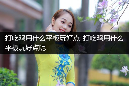 打吃鸡用什么平板玩好点_打吃鸡用什么平板玩好点呢