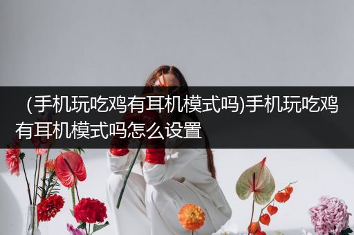 （手机玩吃鸡有耳机模式吗)手机玩吃鸡有耳机模式吗怎么设置