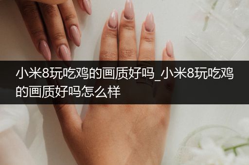 小米8玩吃鸡的画质好吗_小米8玩吃鸡的画质好吗怎么样