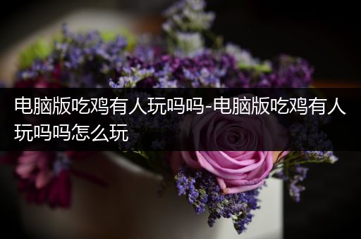 电脑版吃鸡有人玩吗吗-电脑版吃鸡有人玩吗吗怎么玩