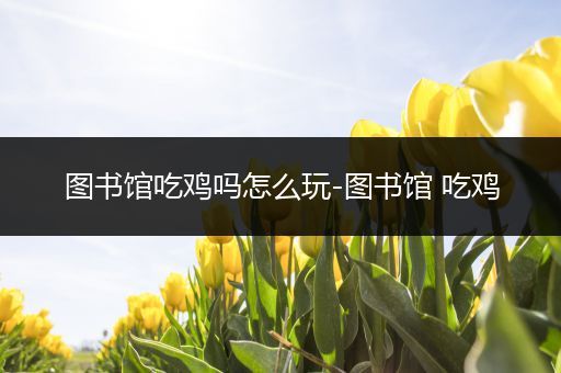 图书馆吃鸡吗怎么玩-图书馆 吃鸡