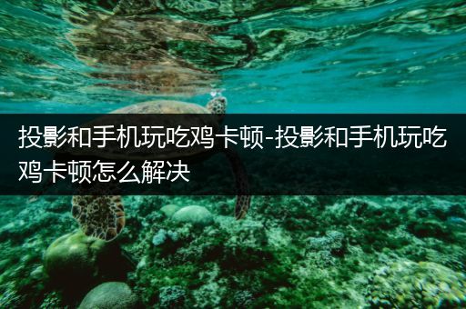 投影和手机玩吃鸡卡顿-投影和手机玩吃鸡卡顿怎么解决