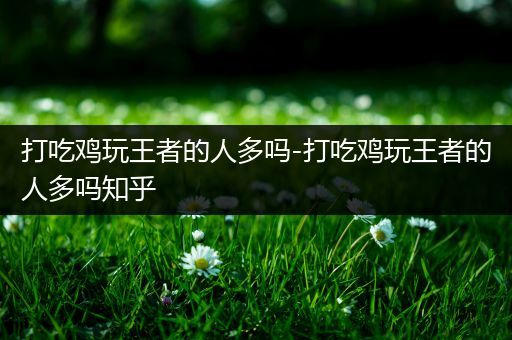 打吃鸡玩王者的人多吗-打吃鸡玩王者的人多吗知乎