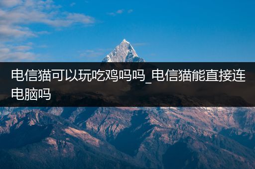 电信猫可以玩吃鸡吗吗_电信猫能直接连电脑吗