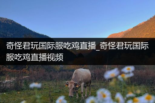 奇怪君玩国际服吃鸡直播_奇怪君玩国际服吃鸡直播视频