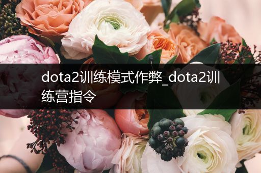 dota2训练模式作弊_dota2训练营指令