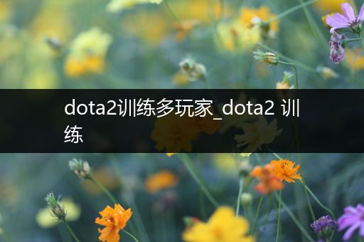 dota2训练多玩家_dota2 训练