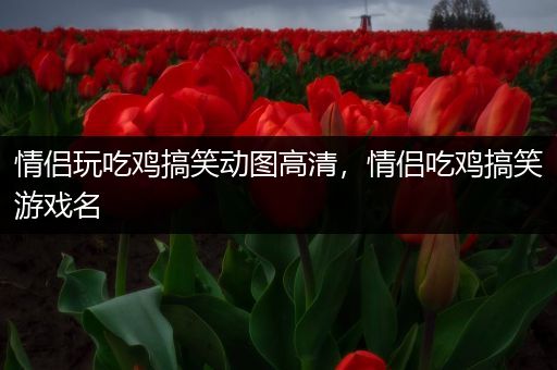 情侣玩吃鸡搞笑动图高清，情侣吃鸡搞笑游戏名