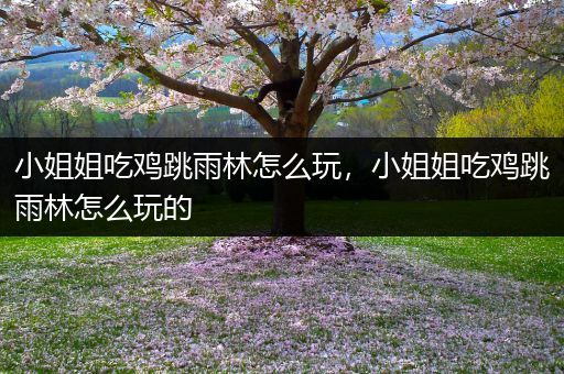 小姐姐吃鸡跳雨林怎么玩，小姐姐吃鸡跳雨林怎么玩的