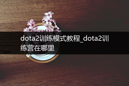 dota2训练模式教程_dota2训练营在哪里